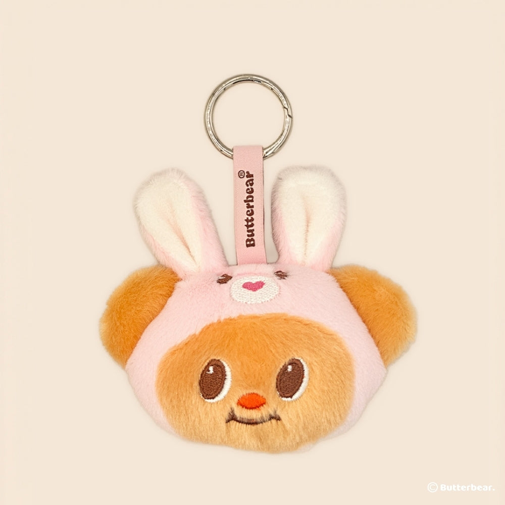 Pink Baby Bunny Keychain