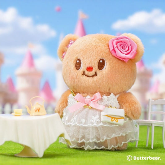 Butterbear Princess Dress Keychain
