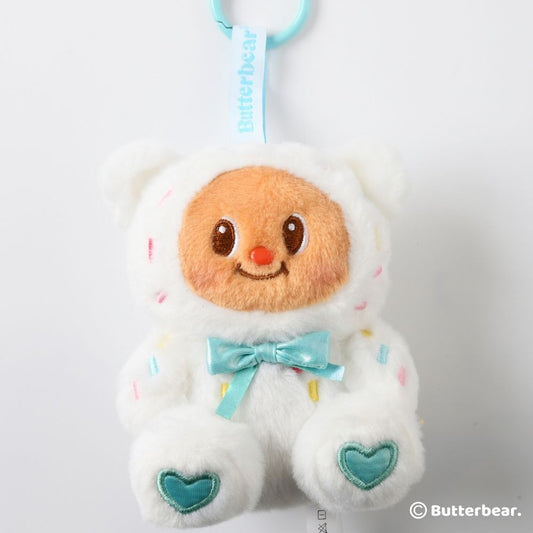 Teddy Butterbear Keychain - Snow