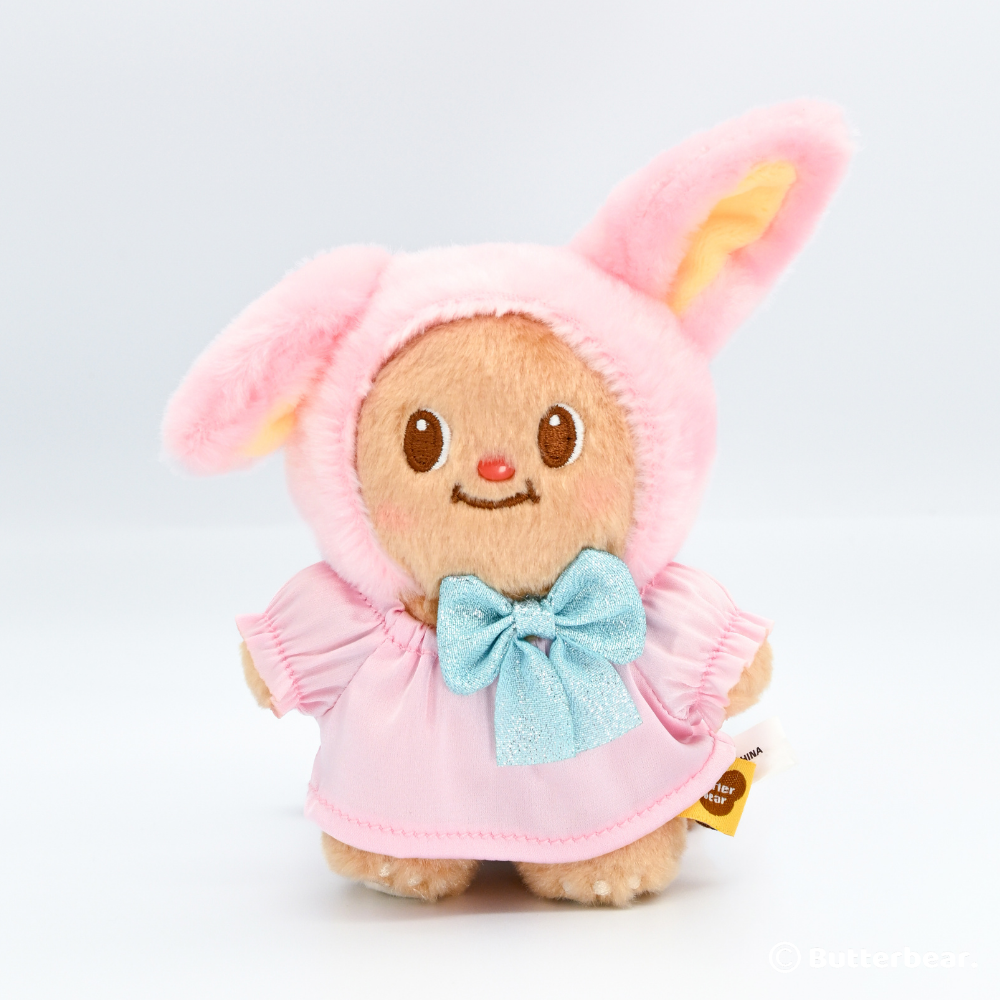 Butterbear Bunny Nightgown Keychain