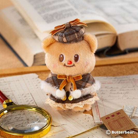 Butterbear Buttery Detective Keychain