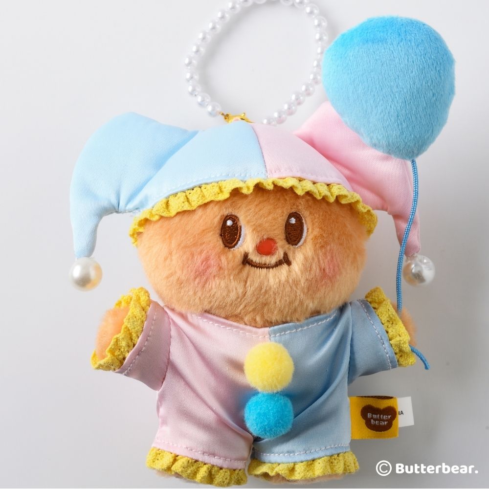 Butterbear Clown Keychain