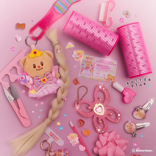 (Pre-Order) Butterbear Jelly Heart Guardian Keychain