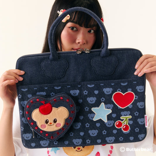 Denim Laptop Bag