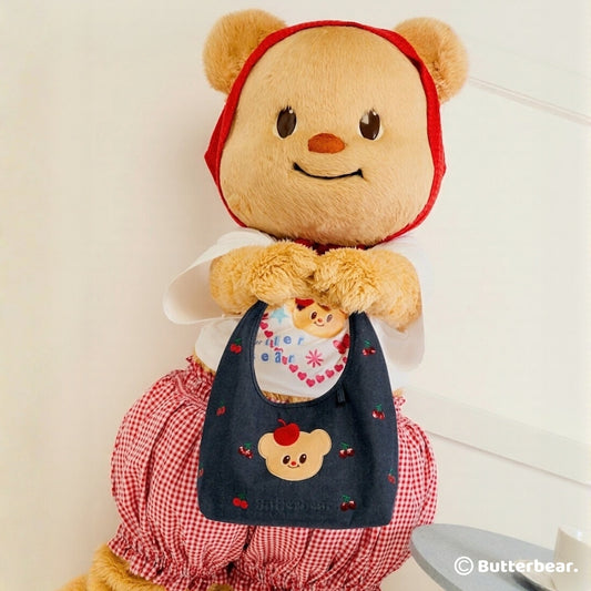 Denim Cherry Shoulder Bag