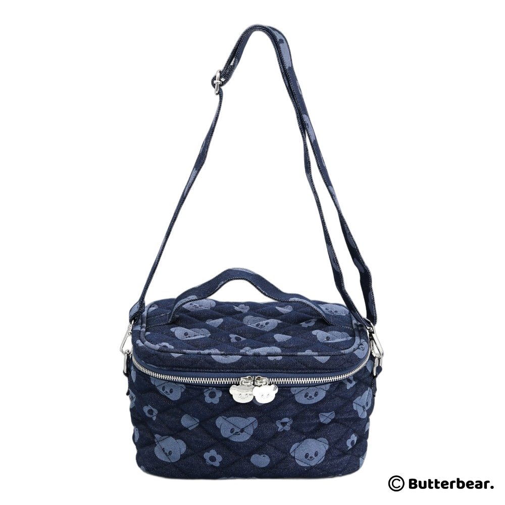 Denim Make-Up Bag