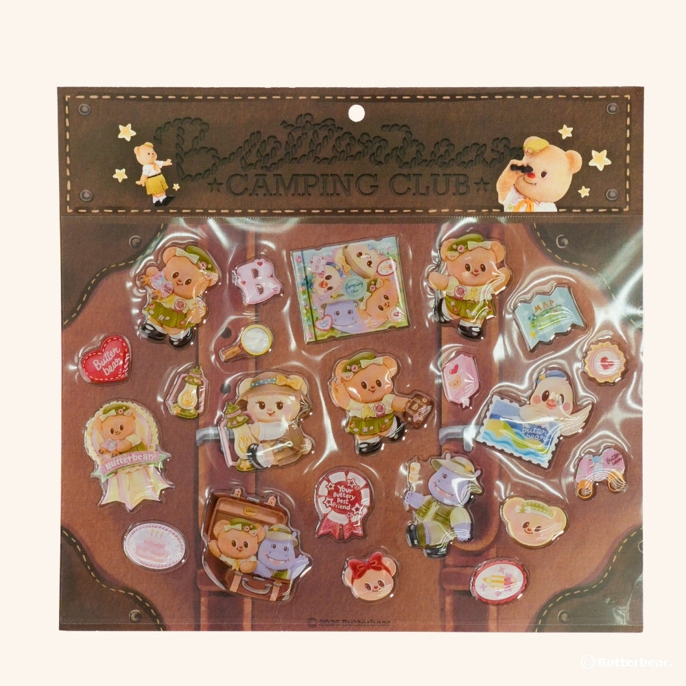 Camping Club Stickers