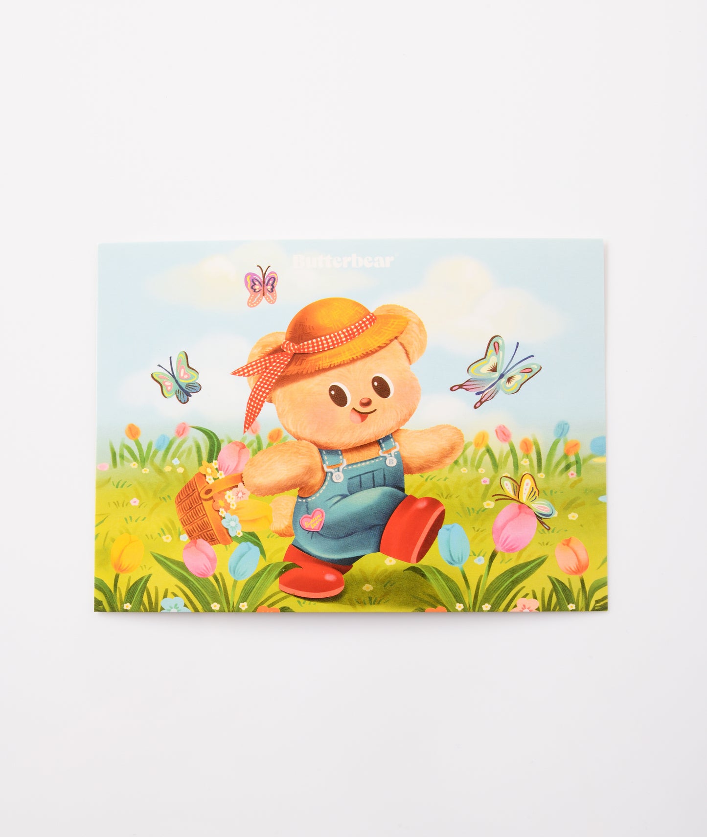Butterfly Bear Postcard