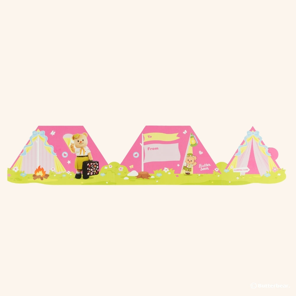Cuddly Camper Postcard