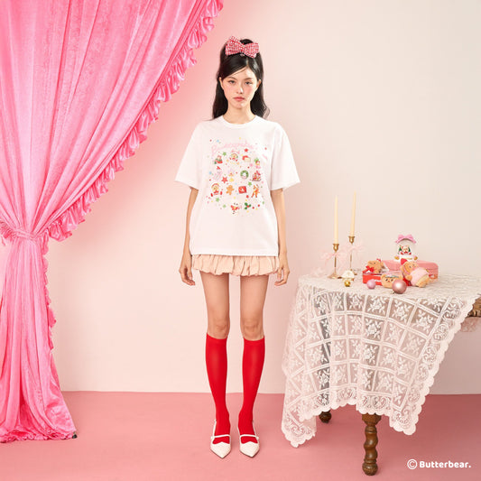 Holiday Charm Oversized T-Shirt