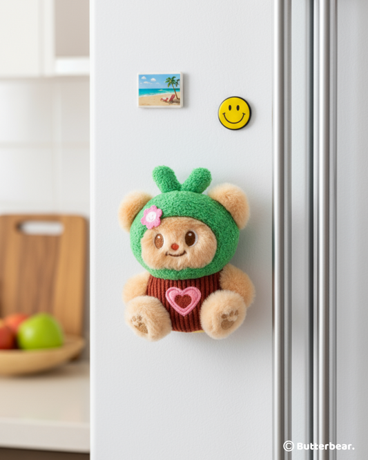 Butterbear Fridge Magnets Potted Plant