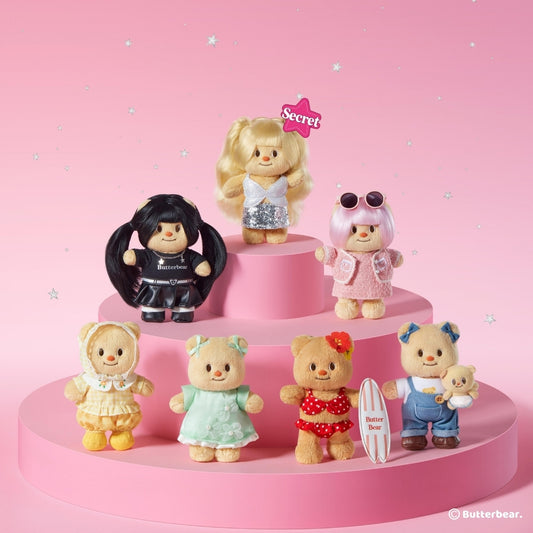 Butterbear OOTD Series Blind Box Keychain