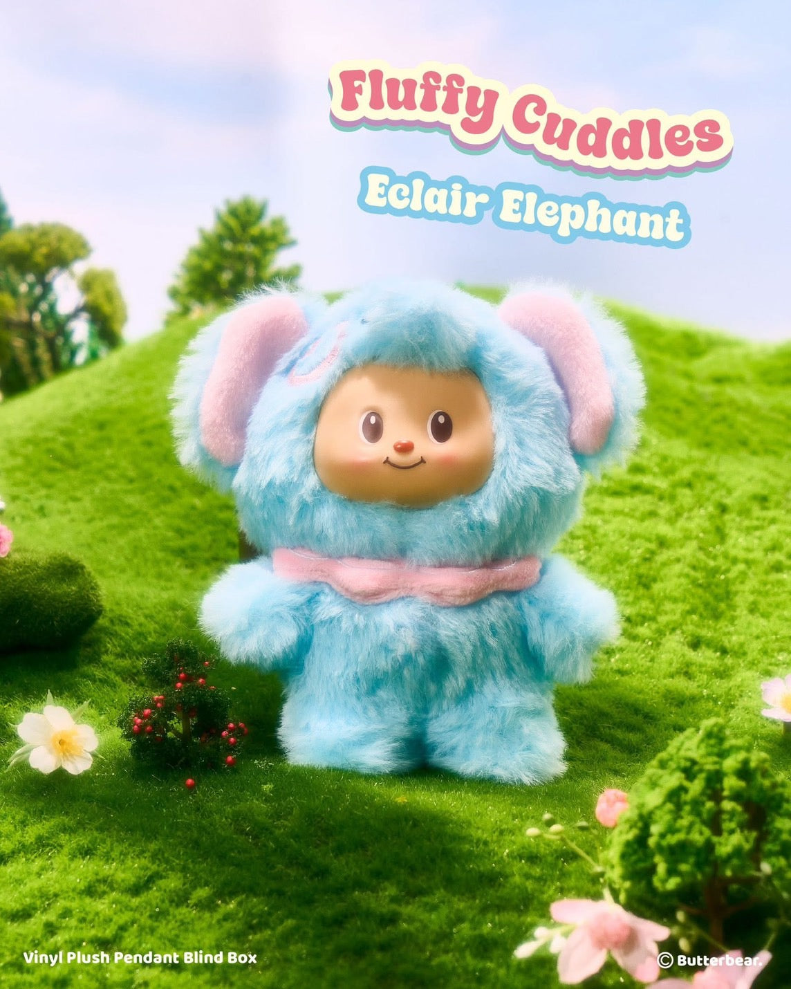 Fluffy Cuddles Blind Box Bag Charm