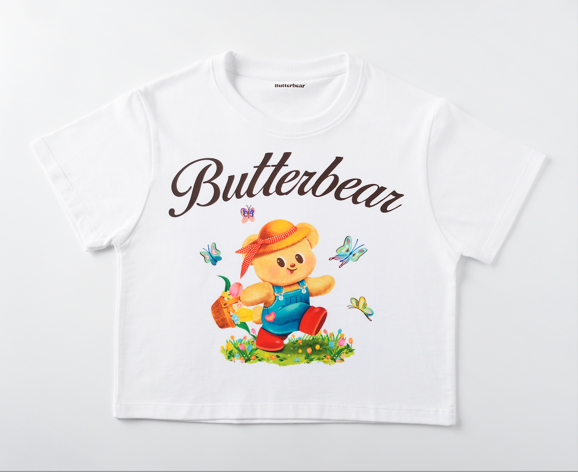Garden Bear Crop Top