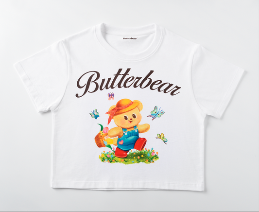 Garden Bear Crop Top
