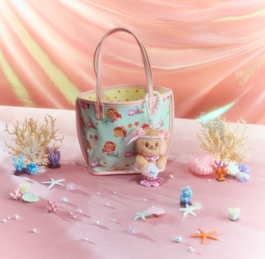 Pink Pearl Merbear Bag Charm