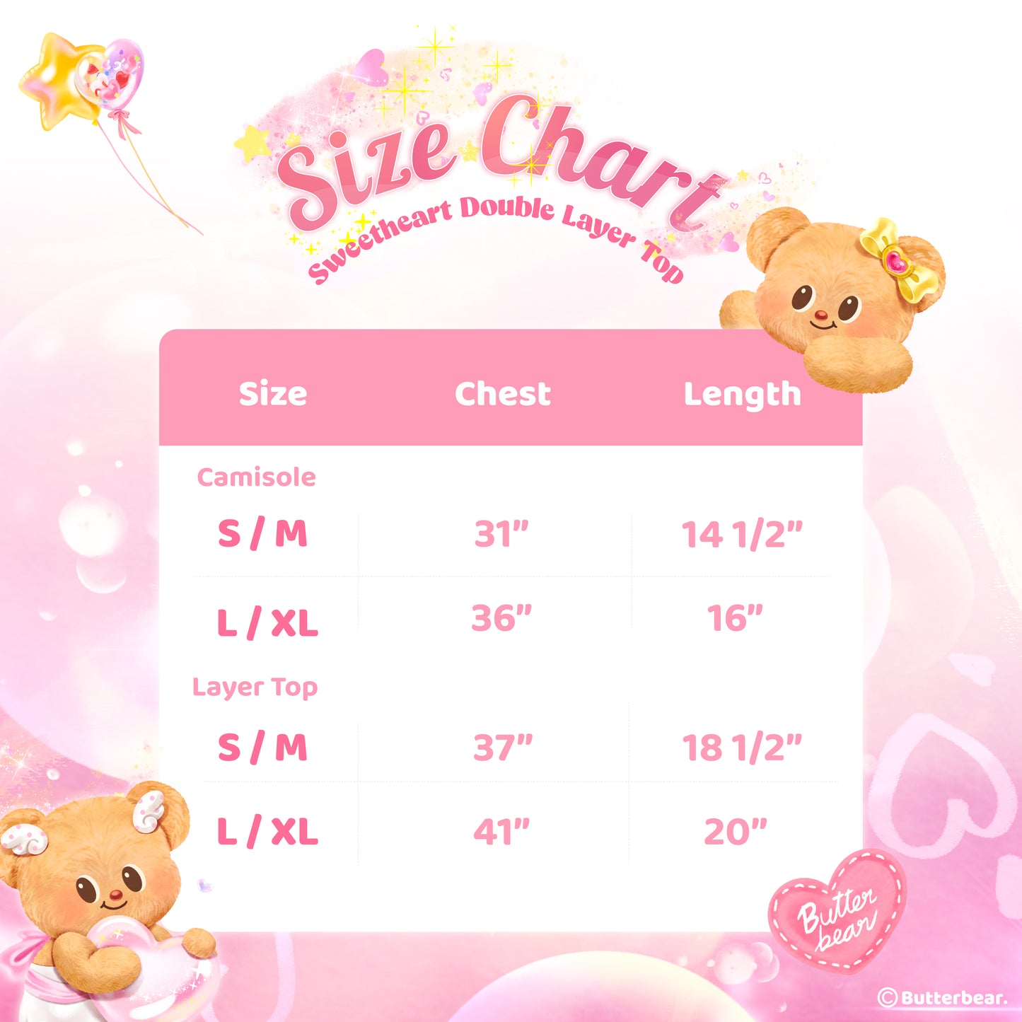 Sweetheart Double Layer Top