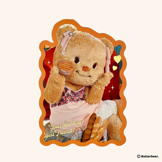 Butterbear Post Card Cutie