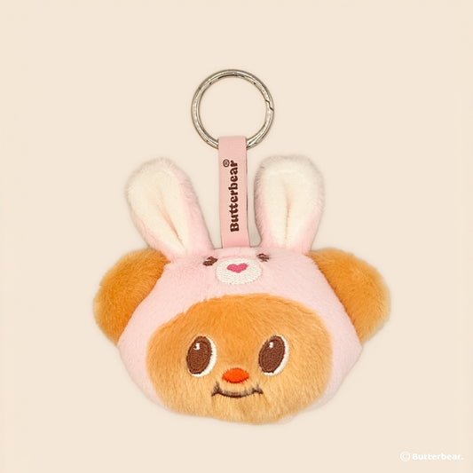 Pink Baby Bunny Keychain