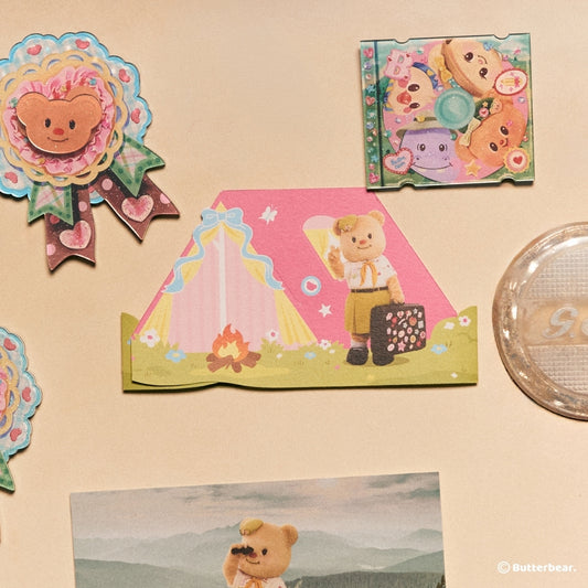 Cuddly Camper Postcard