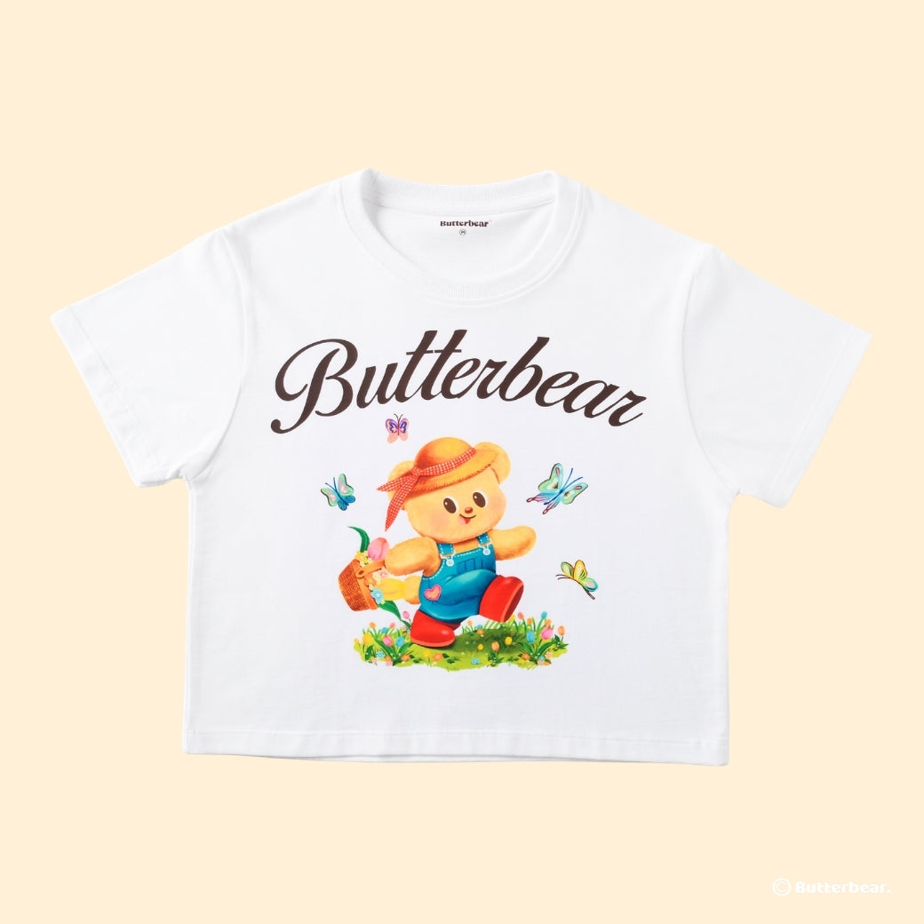 Garden Bear Crop Top