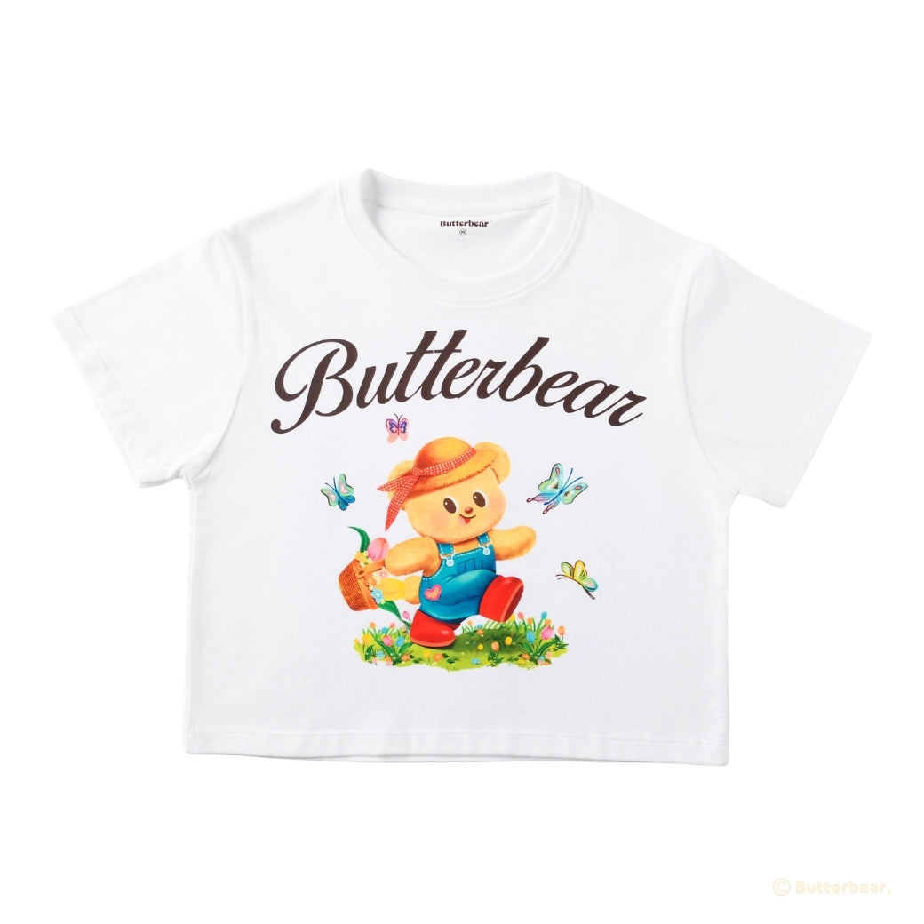 Garden Bear Crop Top