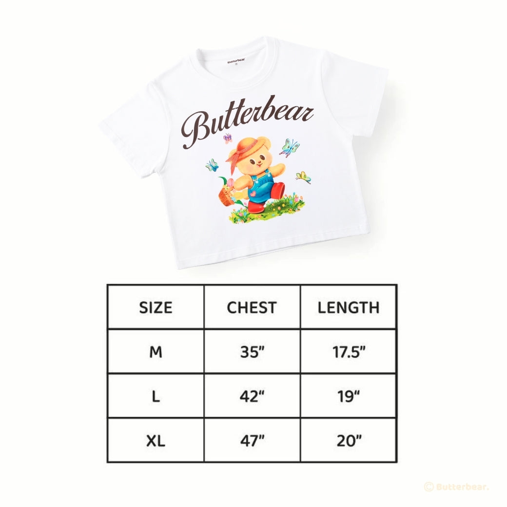 Garden Bear Crop Top