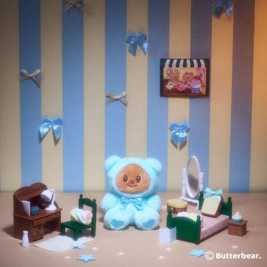 Teddy Butterbear Keychain - Angel Blue