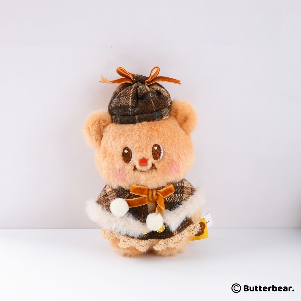 Butterbear Buttery Detective Keychain
