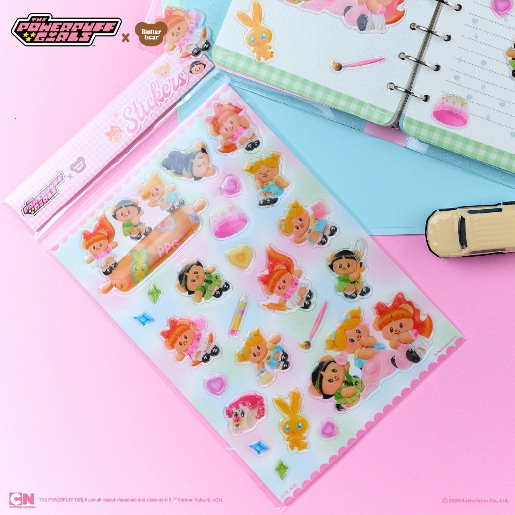 (Pre-Order) The Powerpuff Girls x Butterbear Stickers