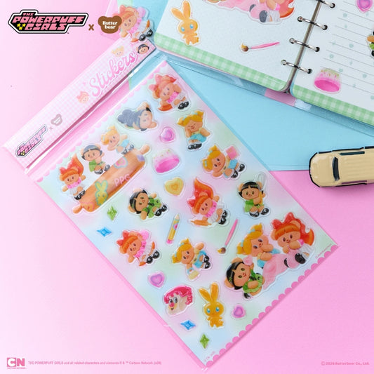(Pre-Order) The Powerpuff Girls x Butterbear Stickers