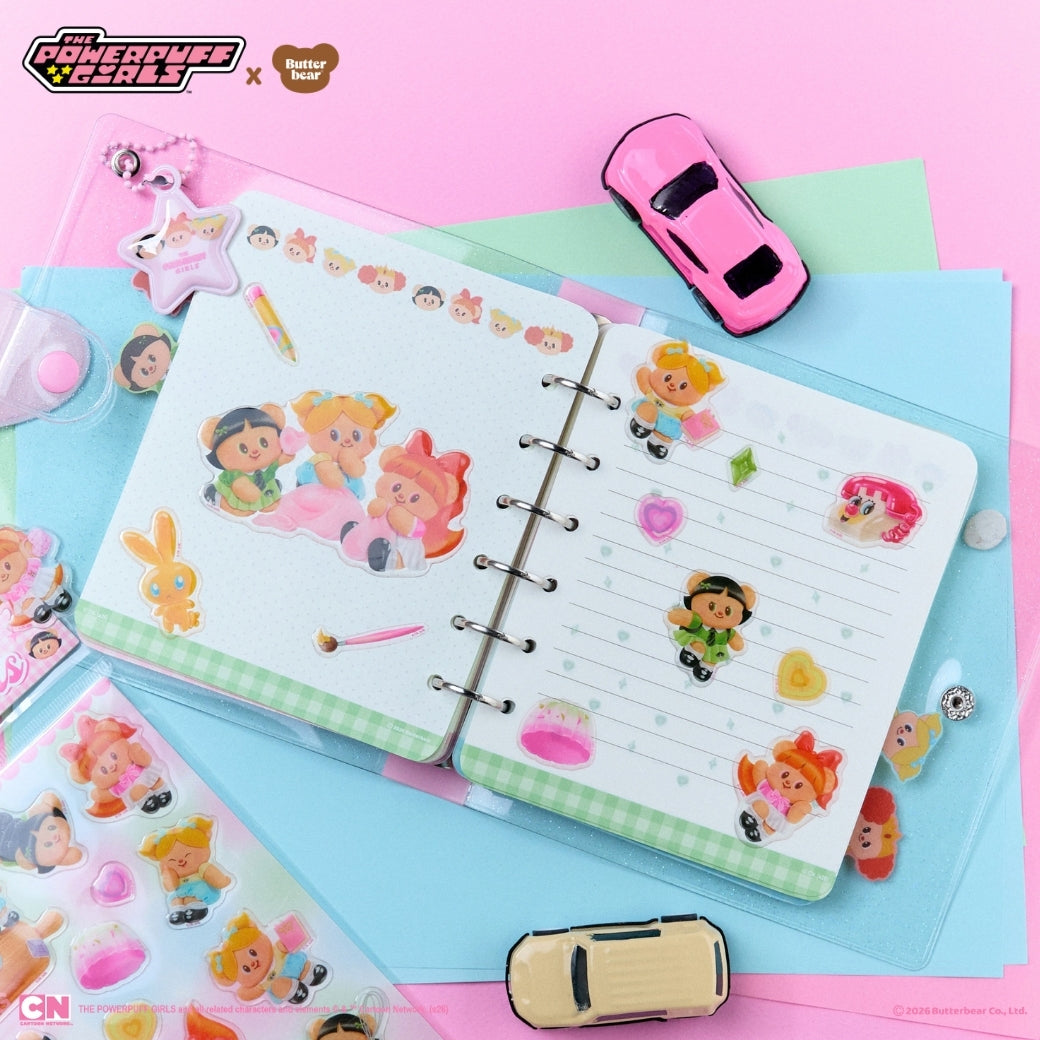 (Pre-Order) The Powerpuff Girls x Butterbear Stickers