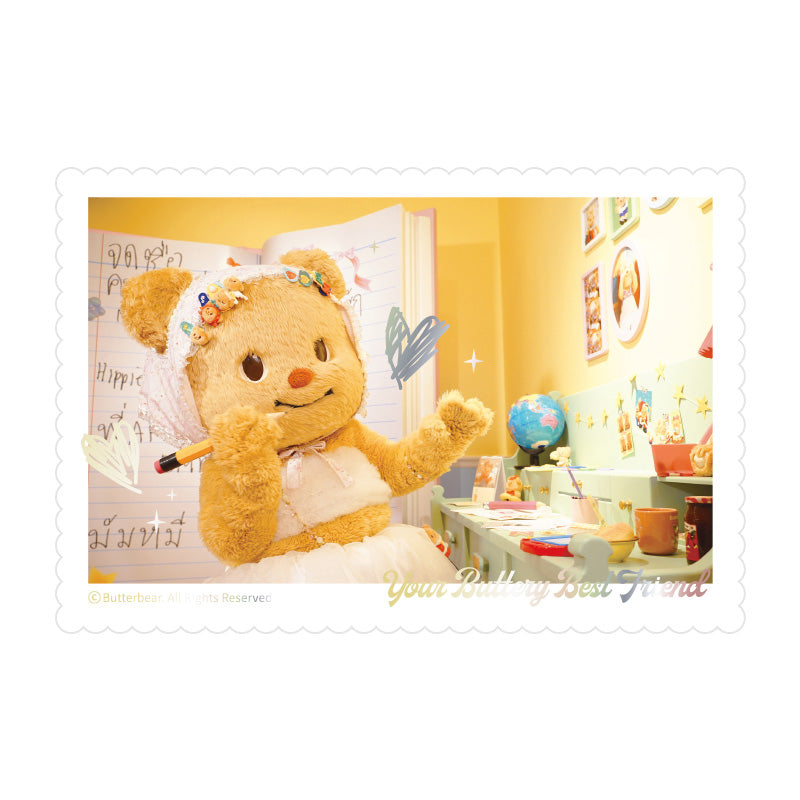 Little Notes Butterbear Postcard