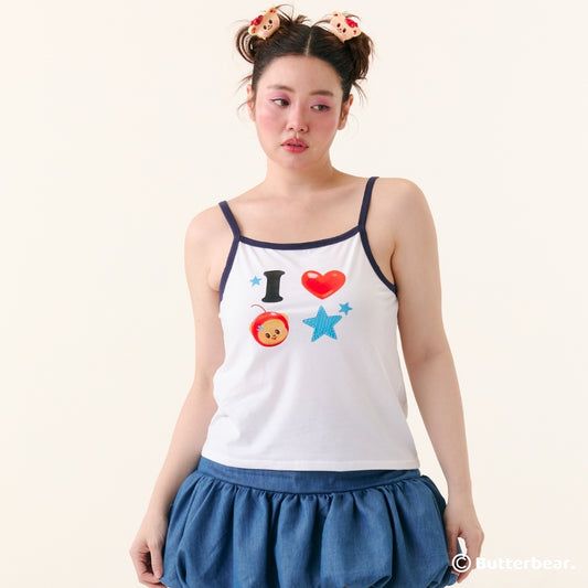 I Heart Butterbear Tank Top