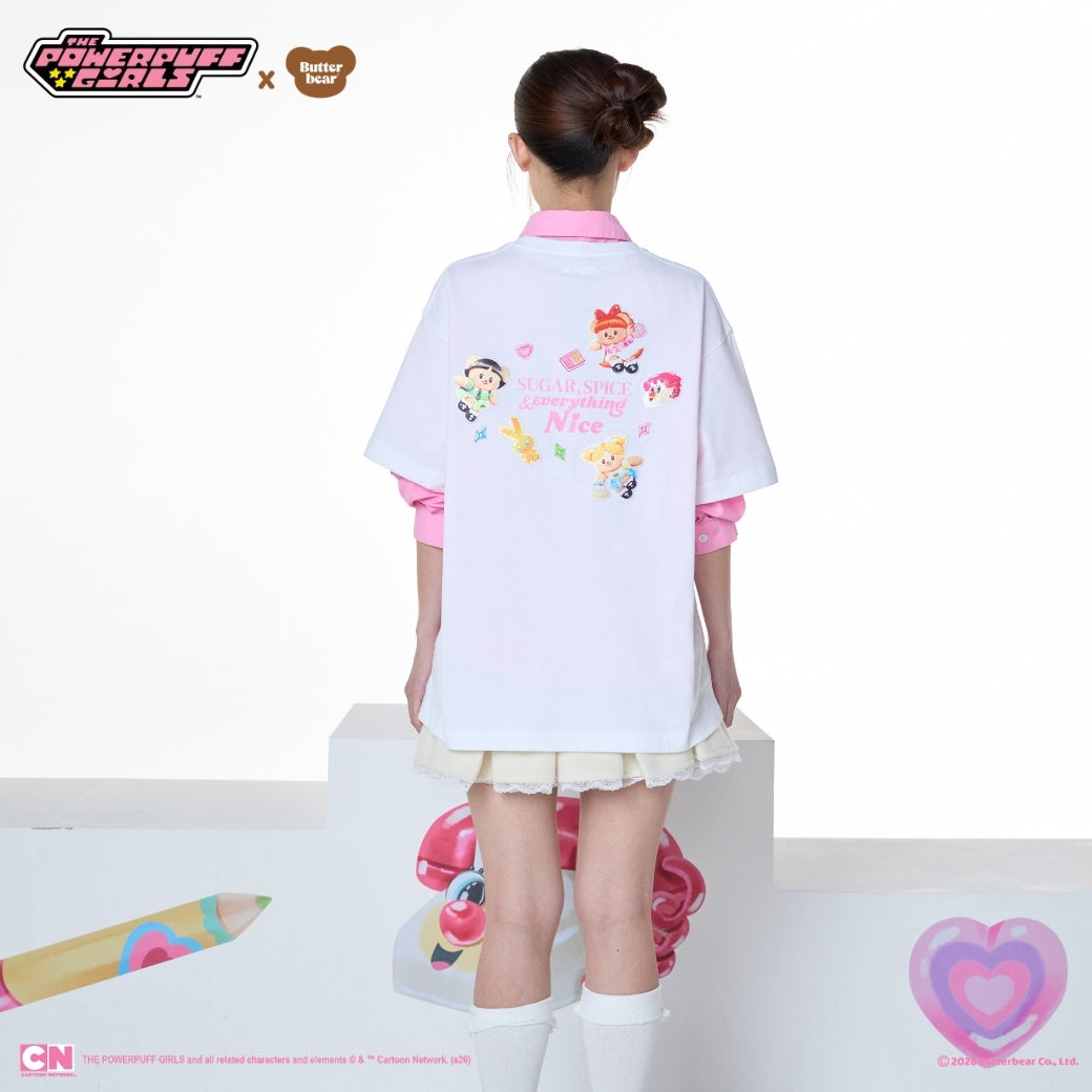 The Powerpuff Girls x Butterbear Oversized T-Shirt
