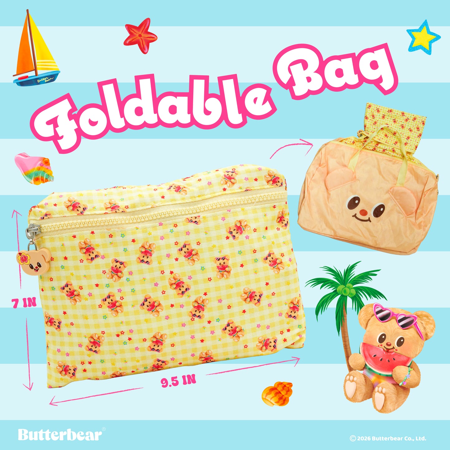 Buttery Holiday Travel Bag