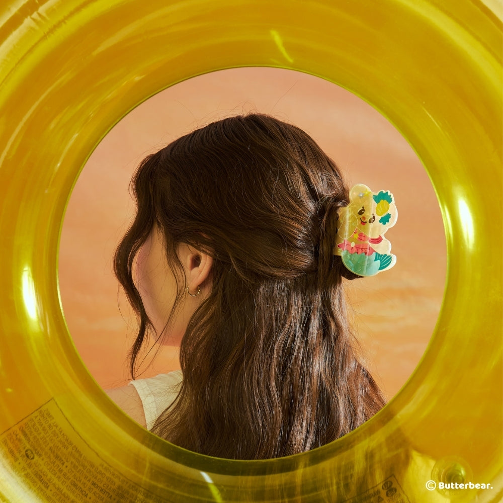 Butterbear Hair Claw Clip Mermaid