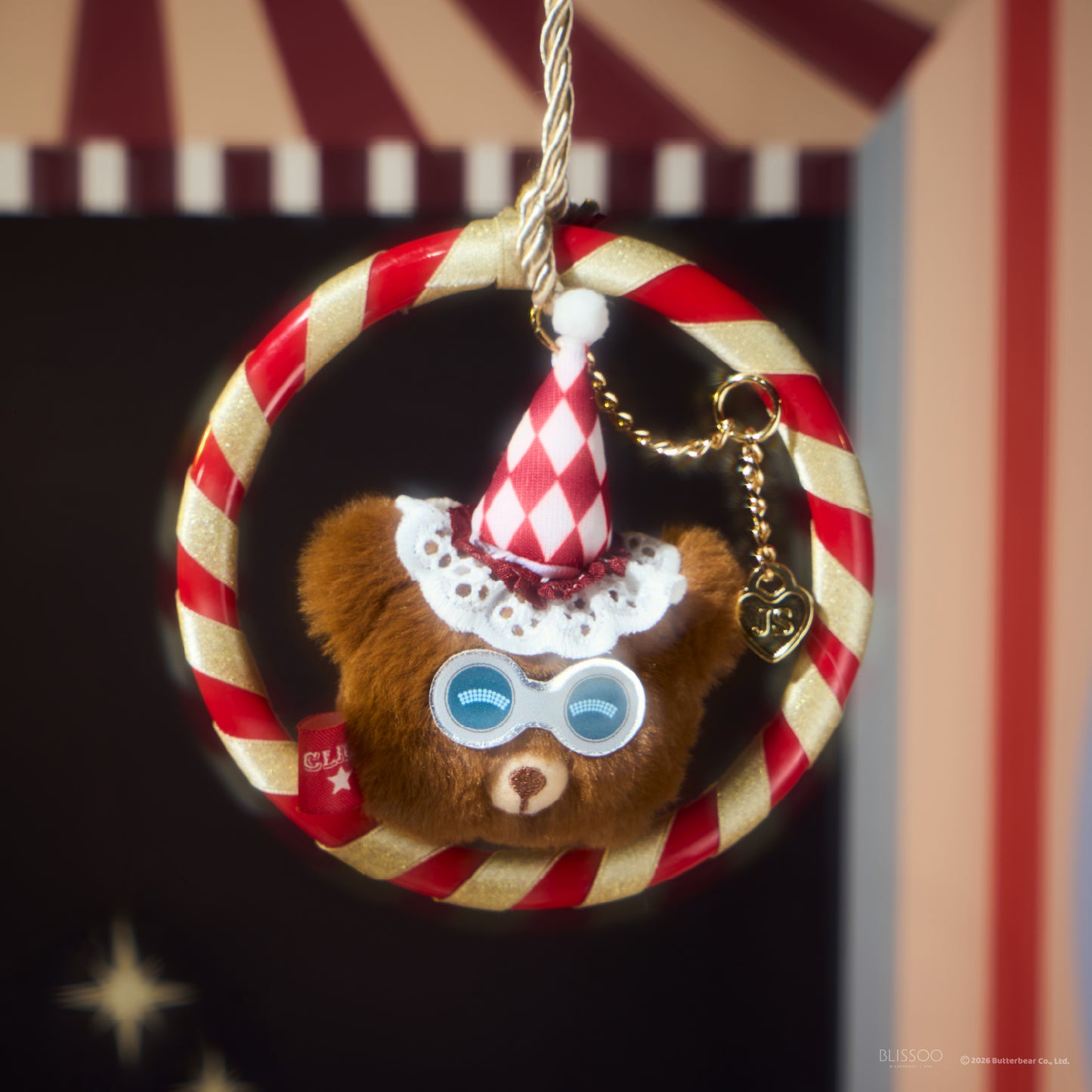Click Jisoo x Butterbear Keychain