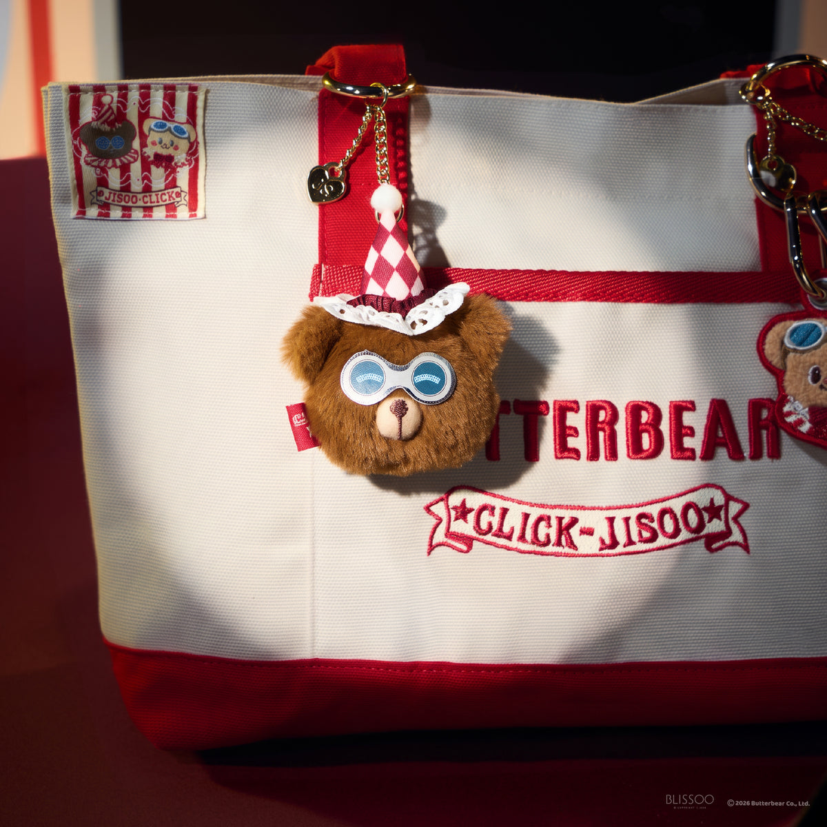 Click Jisoo x Butterbear Keychain