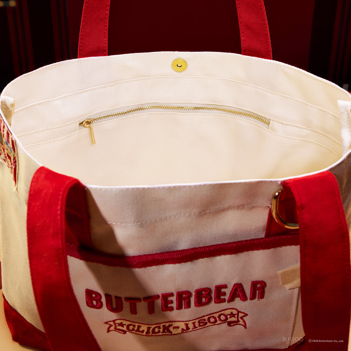 Click Jisoo x Butterbear Tote