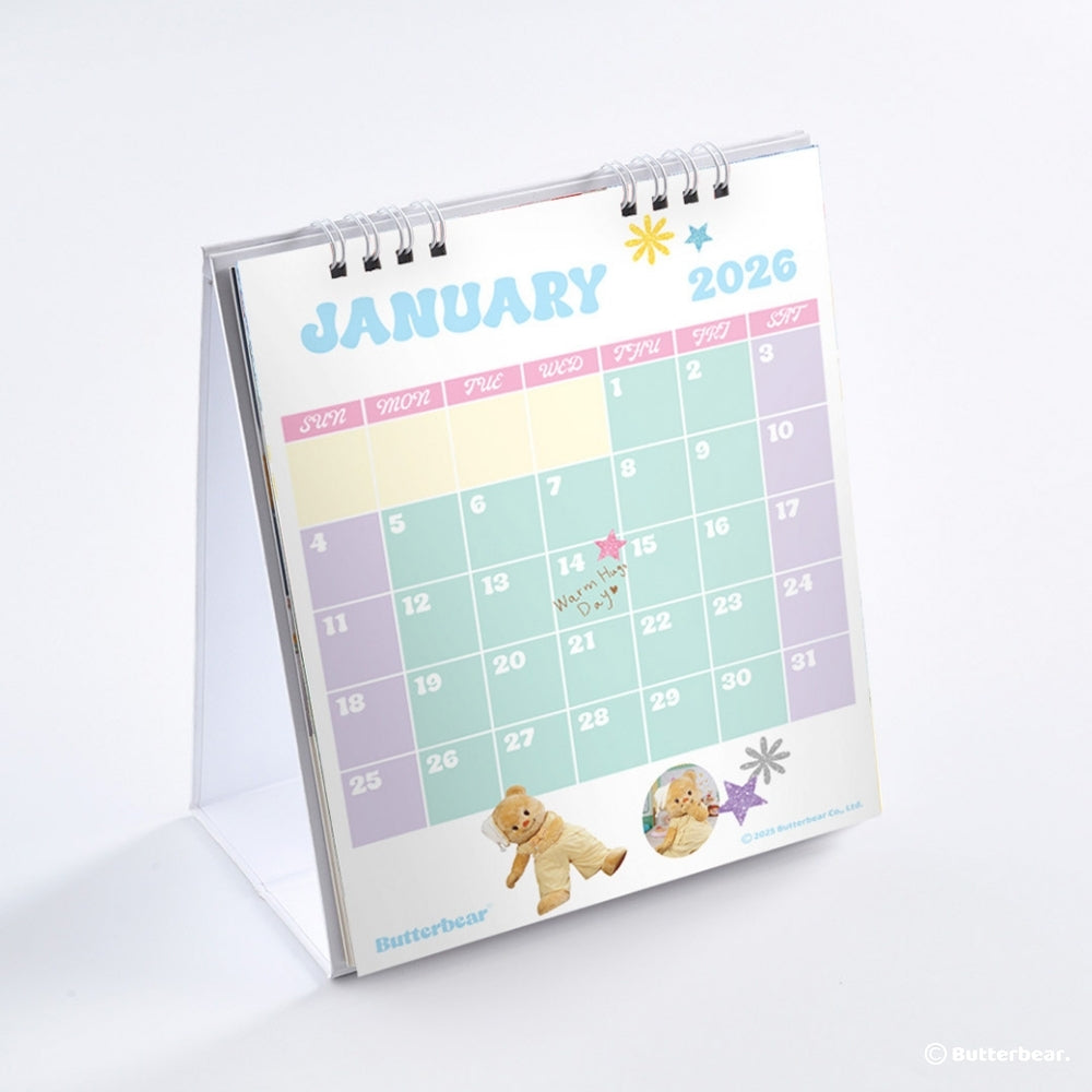 (Pre-order) Buttery Best Friend's Calendar 2026