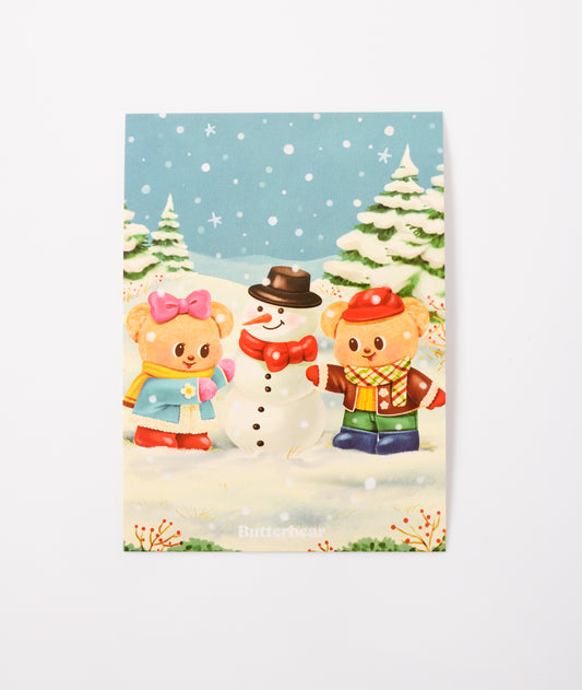 Snowman Postcard