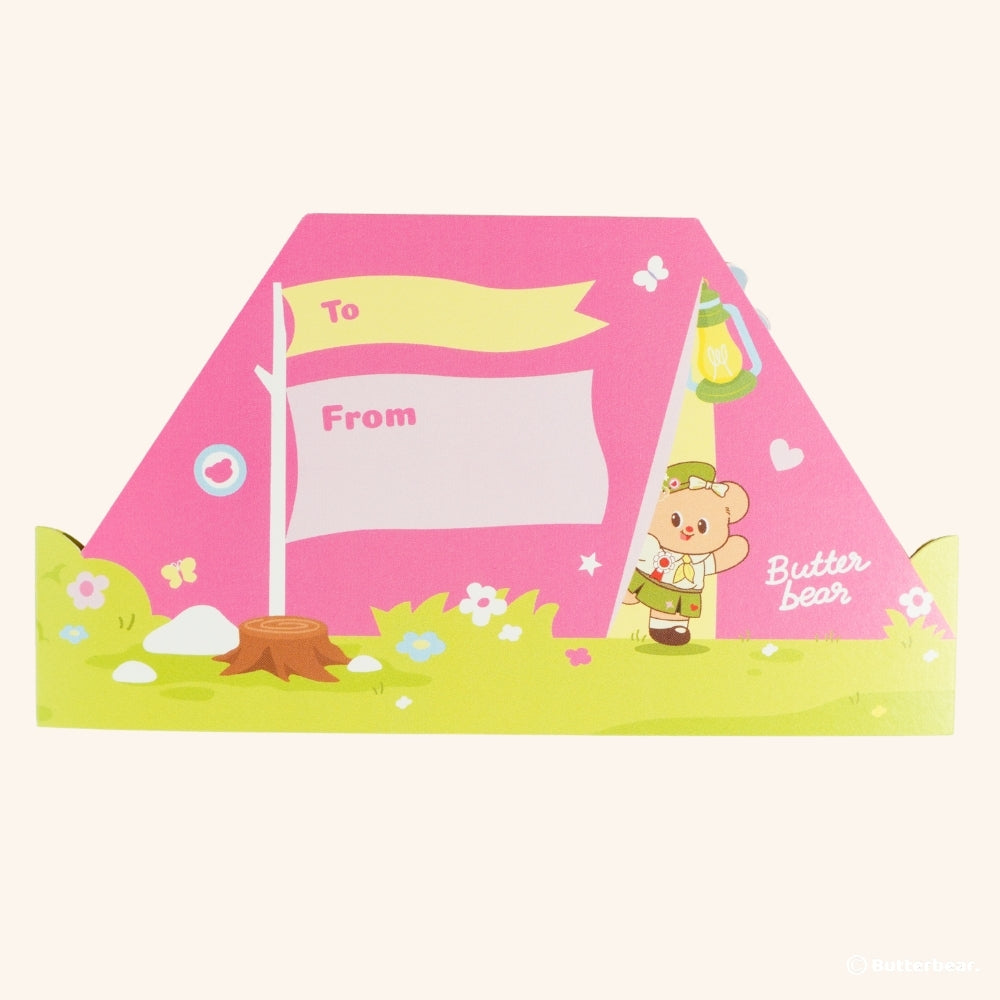 Cuddly Camper Postcard