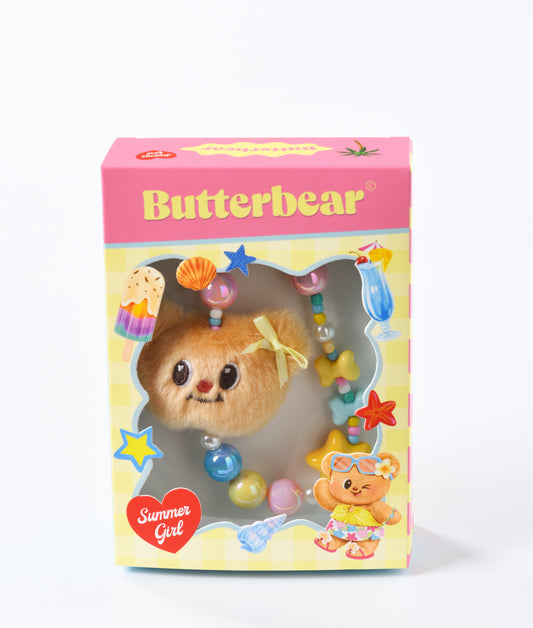 Beaded Summer Keychain