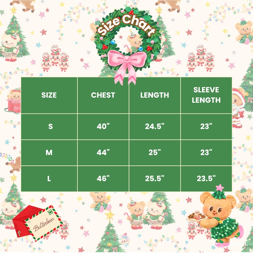 (Available early December 🐻✨) Festive Bow Cardigan