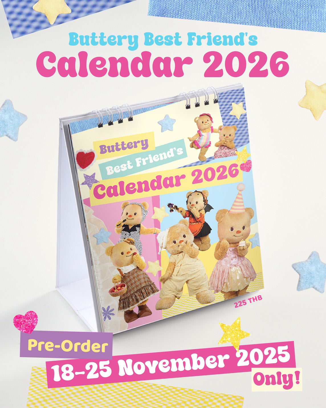 (Pre-order) Buttery Best Friend's Calendar 2026